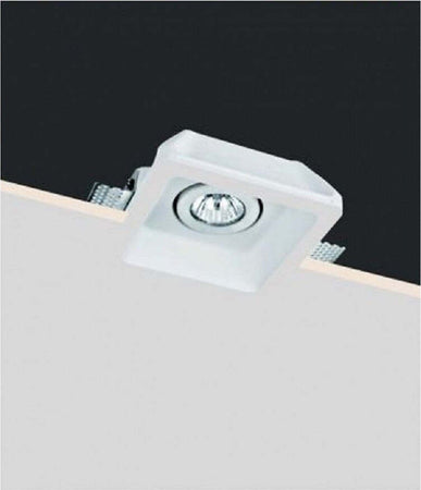 Porta Faretto In Gesso Orientabile Da Incasso Verniciabile Quadrato Gu10 Gs-20 Casa, arredamento e bricolage > Illuminazione da interno > Portafaretti Trade Shop italia - Napoli, Commerciovirtuoso.it