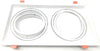 Porta Faretto Incasso Doppio Faretto Ar111 Rettangolare Orientabile P-ar111-2 Illuminazione/Illuminazione per interni/Lampade/Basi per lampade Trade Shop italia - Napoli, Commerciovirtuoso.it