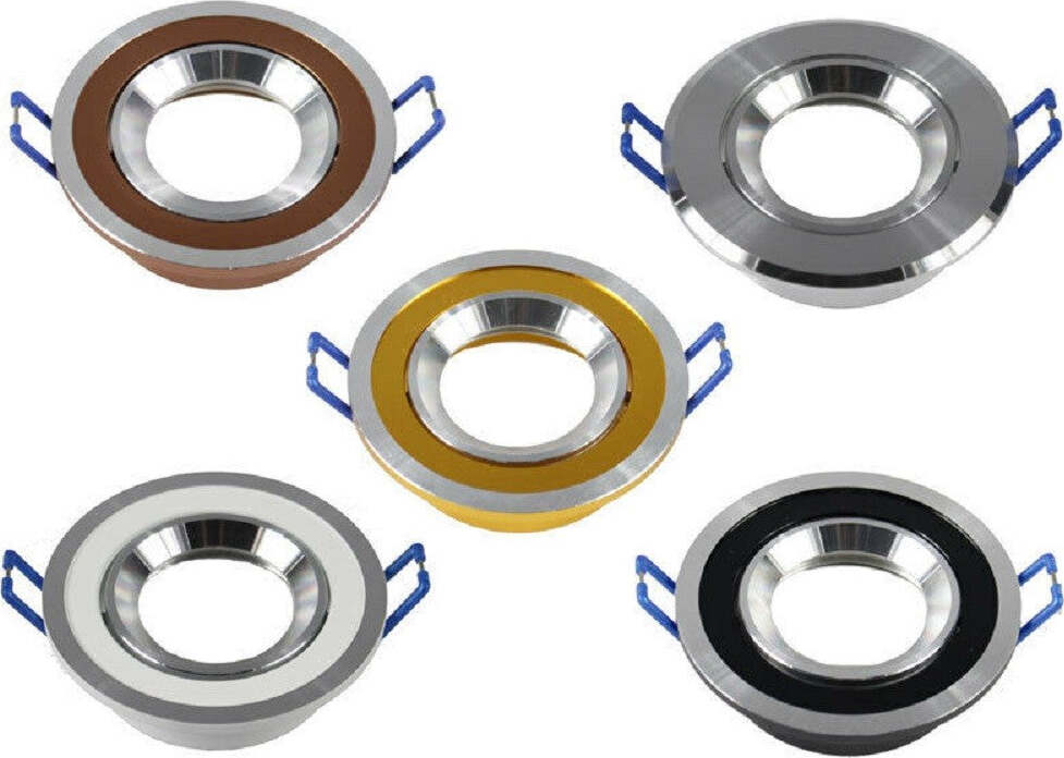 SKU 3644 - VT-774-MG - Portafaretto LED Da Incasso Rotondo GU10 E GU5.3