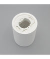 Porta Faretto Lampada Soffitto Gu10 Cilindro Gesso H110mm Verniciabile Gs-c110-t