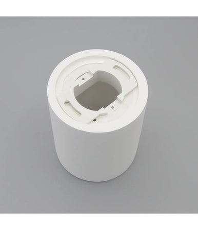 Porta Faretto Lampada Soffitto Gu10 Cilindro Gesso H110mm Verniciabile Gs-c110-t