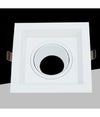 Porta Faretto Orientabile Da Incasso Bianco Per Lampadine Gu10 Gu5.3 P33-gu10-b1