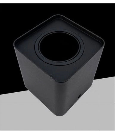 Porta Faretto Orientabile Da Soffitto Nero Per Faretto Gu10 / Gu5.3 P34-gu10-n1