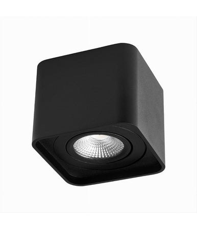 Porta Faretto Orientabile Da Soffitto Nero Per Faretto Gu10 / Gu5.3 P34-gu10-n1