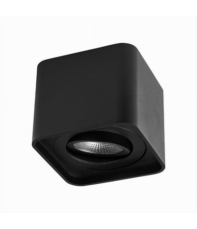 Porta Faretto Orientabile Da Soffitto Nero Per Faretto Gu10 / Gu5.3 P34-gu10-n1