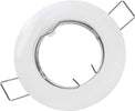 PORTA FARETTO PORTAFARETTO FISSO INCASSO LAMPADINE LAMPADA LED GU10 BIANCO 60MM  Trade Shop italia - Napoli, Commerciovirtuoso.it