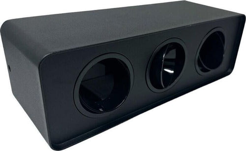 Porta-Faretto-Triplo-Supporto-Orientabile-Montaggio-Da-Soffitto-Nero-P343n-Universo