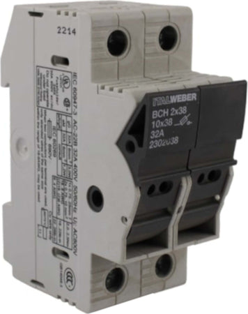 Porta-fusibile-sezionatore-2P-32A-10X38-Italweber