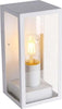 Porta Lampada Esterno Vetro Vt8517 Bianco Matto E27 Ip44 Retro Illuminazione Applique per interno Trade Shop italia - Napoli, Commerciovirtuoso.it