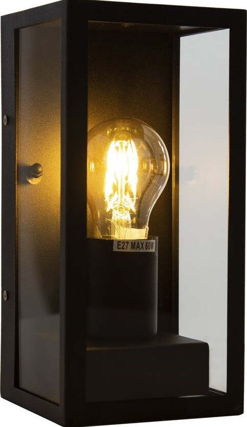 Porta Lampada Esterno Vetro Vt8517 Nero Matto E27 Ip44 Retro Illuminazione Casa, arredamento e bricolage > Illuminazione da interno > Applique per interno Trade Shop italia - Napoli, Commerciovirtuoso.it