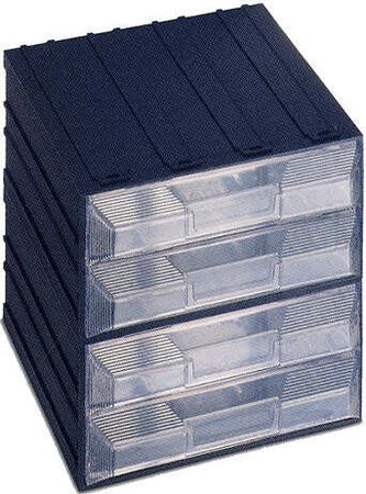 Porta-minuteria-Terry-1000020-VISION-BLOK-N-6-Nero-e-Trasparente