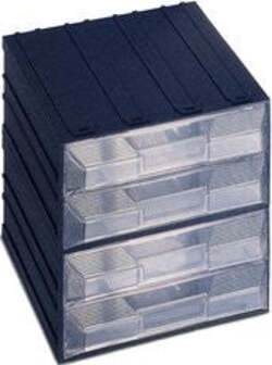 Porta-minuteria-Terry-1000020-VISION-BLOK-N-6-Nero-e-Trasparente