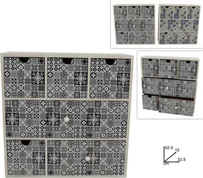 Porta Oggetti Cassettiera Colonna Con 6 Cassetti Legno Country Chic Arredamento Casa, arredamento e bricolage > Arredamento > Portaoggetti Trade Shop italia - Napoli, Commerciovirtuoso.it