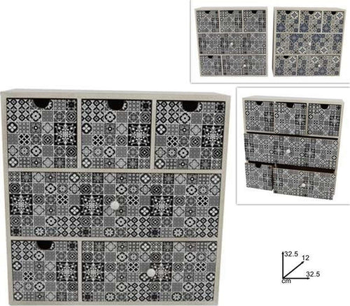 Porta Oggetti Cassettiera Colonna Con 6 Cassetti Legno Country Chic Arredamento Casa, arredamento e bricolage > Arredamento > Portaoggetti Trade Shop italia - Napoli, Commerciovirtuoso.it