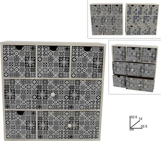 Porta Oggetti Cassettiera Colonna Con 6 Cassetti Legno Country Chic Arredamento Casa, arredamento e bricolage > Arredamento > Portaoggetti Trade Shop italia - Napoli, Commerciovirtuoso.it