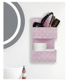 Porta Oggetti Da Appendere In Tessuto A 2 Ripiani Parete Organizer Rosa 79101