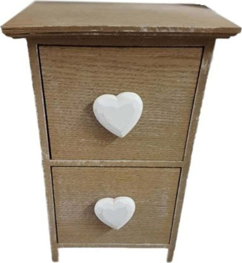 PORTA OGGETTI MINI CASSETTIERA 2 CASSETTI LEGNO COUNTRY CHIC VERTICALE Casa e cucina/Organizzazione interni/Porta oggetti cassetti e scaffali/Cassettiere Trade Shop italia - Napoli, Commerciovirtuoso.it