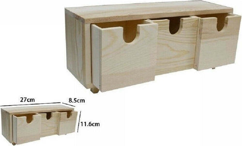 Porta Oggetti Mini Cassettiera 3 Cassetti Legno Naturale Decoupage 53387a Casa, arredamento e bricolage > Arredamento > Portaoggetti Trade Shop italia - Napoli, Commerciovirtuoso.it