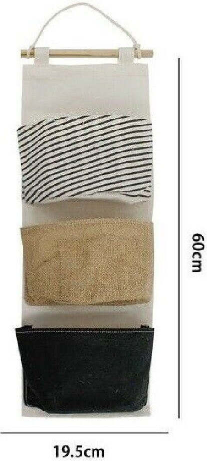 Porta Oggetti Organizer Da Appendere 3 Tasche In Tessuto Bagno Camera 10478 Casa, arredamento e bricolage > Soluzioni salvaspazio > Organizer per Armadi Trade Shop italia - Napoli, Commerciovirtuoso.it