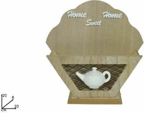 Porta Oggetti Portaoggetti Cucina In Legno Metallo Arredamento Casa 20x20x6 Cm Casa, arredamento e bricolage > Arredamento > Portaoggetti Trade Shop italia - Napoli, Commerciovirtuoso.it