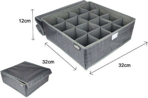 Porta Oggetti Tessuto Organizer Contenitore Biancheria 16 Posti 32x32x12cm 69719 Casa, arredamento e bricolage > Soluzioni salvaspazio > Organizer per Armadi Trade Shop italia - Napoli, Commerciovirtuoso.it