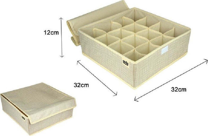 Porta Oggetti Tessuto Organizer Contenitore Biancheria 16 Posti 32x32x12cm 69719 Casa, arredamento e bricolage > Soluzioni salvaspazio > Organizer per Armadi Trade Shop italia - Napoli, Commerciovirtuoso.it