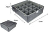 Porta-Oggetti-Tessuto-Organizer-Contenitore-Biancheria-16-Posti-32x32x12cm-69719