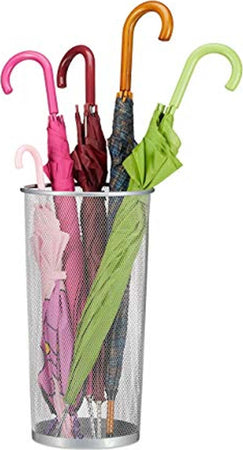 Porta Ombrelli Cesto Cestino Portaombrelli Metallo Traforato Casa Ufficio Silver Casa e cucina/Arredamento/Ingresso/Portaombrelli Trade Shop italia - Napoli, Commerciovirtuoso.it