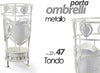 Porta Ombrelli Con Cuore Anticato Design Tondo Bianco 22x47cm In Metallo 657801 Casa e cucina/Arredamento/Ingresso/Portaombrelli Trade Shop italia - Napoli, Commerciovirtuoso.it