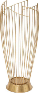 Porta-ombrelli-struttura-in-metallo-color-oro-per-interni