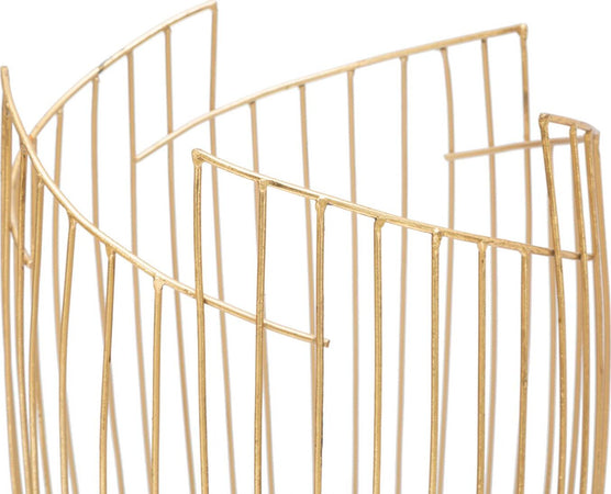 Porta-ombrelli-struttura-in-metallo-color-oro-per-interni