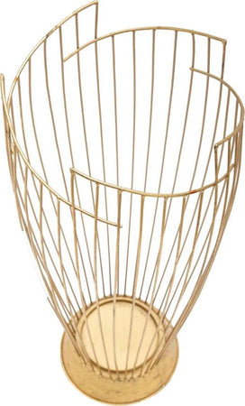 Porta-ombrelli-struttura-in-metallo-color-oro-per-interni