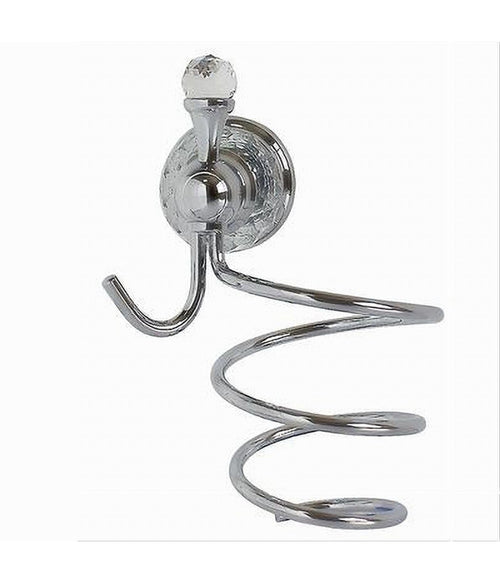 Porta Phon Asciugacapelli Supporto Montaggio A Parete Arredo Bagno Crystal 52833