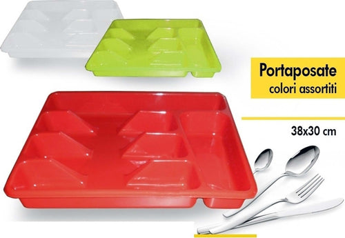 PORTA POSATE IN PLASTICA 5 POSTI FORCHETTE CUCCHIAI CUCCHIAINO COLTELLI CUCINA Casa e cucina/Organizzazione interni/Contenitori e barattoli da cucina/Portaoggetti e supporti/Vassoi portaposate Trade Shop italia - Napoli, Commerciovirtuoso.it