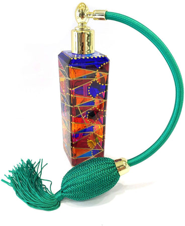 Porta Profumo Nebulizzatore in Vetro Di Murano Artigianale Made in Italy Multicolor Dipinto a Mano Prodotto Artigianale 100% Venezia
