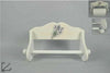 Porta-Rotolo-Carta-Da-Cucina-Portarotolo-Da-Parete-In-Legno-Bianco-Lavanda