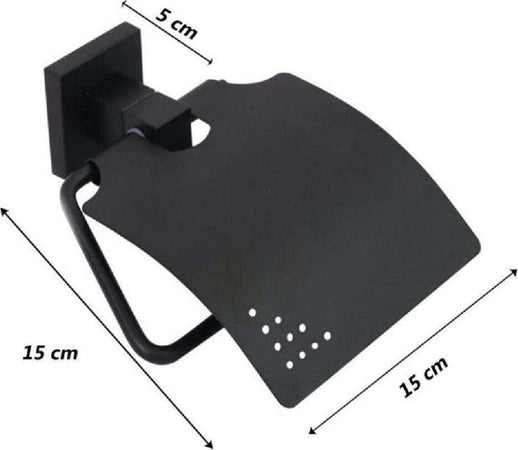 Porta Rotolo Carta Igienica A Muro Parete Con Coperchio Basculante Acciaio Nero Casa e cucina/Bagno/Accessori per il bagno/Porta carta igienica Trade Shop italia - Napoli, Commerciovirtuoso.it