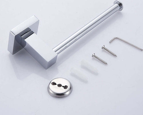 Porta Rotolo Carta Igienica Bagno Wc Toilette Quadrato Acciaio Inox Parete Casa, arredamento e bricolage > Accessori Bagno > Set da Bagno Trade Shop italia - Napoli, Commerciovirtuoso.it
