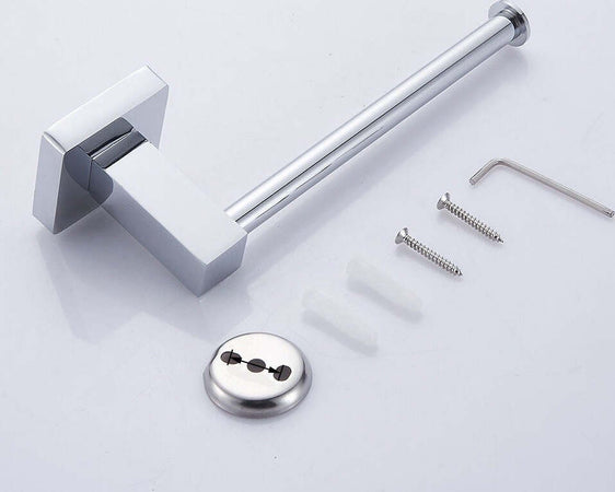 Porta Rotolo Carta Igienica Bagno Wc Toilette Quadrato Acciaio Inox Parete Casa, arredamento e bricolage > Accessori Bagno > Set da Bagno Trade Shop italia - Napoli, Commerciovirtuoso.it