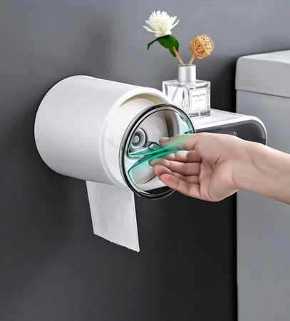 Porta Rotolo Carta Igienica Con Cassetto Multifunzione Adesivo A Parete Bagno Casa e cucina/Bagno/Accessori per il bagno/Porta carta igienica Trade Shop italia - Napoli, Commerciovirtuoso.it