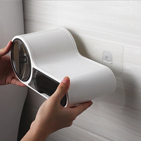 Porta Rotolo Carta Igienica Con Cassetto Multifunzione Adesivo A Parete Bagno Casa e cucina/Bagno/Accessori per il bagno/Porta carta igienica Trade Shop italia - Napoli, Commerciovirtuoso.it