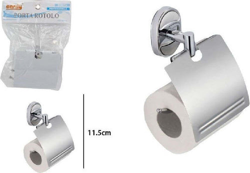 Porta Rotolo Carta Igienica Con Copertura Fissaggio A Parete Bagno Ovale 52012 Casa e cucina/Bagno/Accessori per il bagno/Porta carta igienica Trade Shop italia - Napoli, Commerciovirtuoso.it