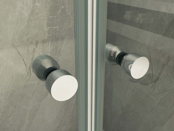 Porta Saloon Cristallo 8mm Trasparente Per Doccia a Nicchia - Nova 2.0
