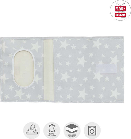 Porta Salviette Passeggio Etoile Grigio 13X22X1 Cm Prima infanzia/Passeggini carrozzine e accessori/Accessori e parti di ricambio/Organizer staccabili La Casa Del Bebè - Napoli, Commerciovirtuoso.it