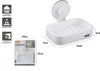 Porta Sapone Attacco A Ventosa Parete Accessorio Bagno In Plastica Mensola 59545 Casa, arredamento e bricolage > Accessori Bagno > Set da Bagno Trade Shop italia - Napoli, Commerciovirtuoso.it