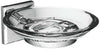 Porta Sapone Da Parete Abs Cromato Made In Italy Design Moderno Serie Mia