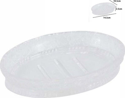 Porta Sapone In Vetro Ovale Da Appoggio Lavabo Bagno Vasca Doccia 10.5x14.5x2.5 Casa e cucina/Bagno/Accessori e biancheria da bagno per bambini/Accessori/Dosatori e porta accessori/Piattini portasapone Trade Shop italia - Napoli, Commerciovirtuoso.it
