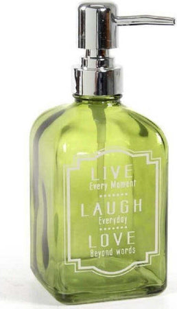 Porta Sapone Liquido Dosatore Dispenser 450 Ml 18cm In Vetro Vari Colori 819292 Casa e cucina/Bagno/Accessori per il bagno/Dosatori e porta accessori/Portasapone Trade Shop italia - Napoli, Commerciovirtuoso.it