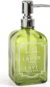 Porta Sapone Liquido Dosatore Dispenser 450 Ml 18cm In Vetro Vari Colori 819292 Casa e cucina/Bagno/Accessori per il bagno/Dosatori e porta accessori/Portasapone Trade Shop italia - Napoli, Commerciovirtuoso.it