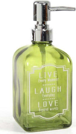 Porta Sapone Liquido Dosatore Dispenser 450 Ml 18cm In Vetro Vari Colori 819292 Casa e cucina/Bagno/Accessori per il bagno/Dosatori e porta accessori/Portasapone Trade Shop italia - Napoli, Commerciovirtuoso.it